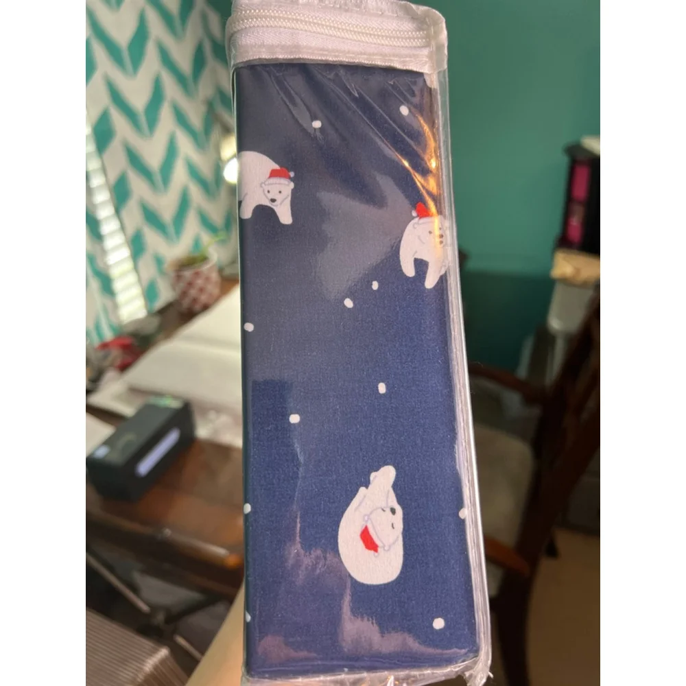 Cozelle Whimsical Polar Bear Print 4-Piece Sheet Set Full Size Microfiber NWT